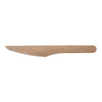 Messer aus Birkenholz 16,5 cm lang Pack (100 Stck)