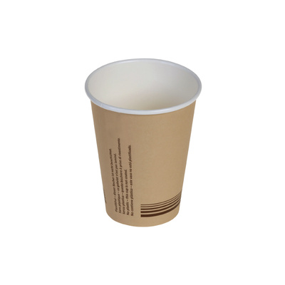Just Paper Kaffeebecher braun 300ml/12oz,  90 mm Karton (1.000 Stck)