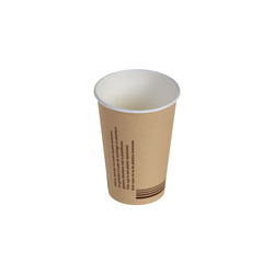 Just Paper Kaffeebecher Vending braun 180ml/7oz, Ø 70 mm