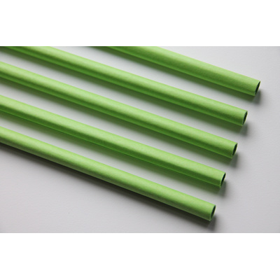 Papierhalme Standard gerade 7 x 200 mm grün