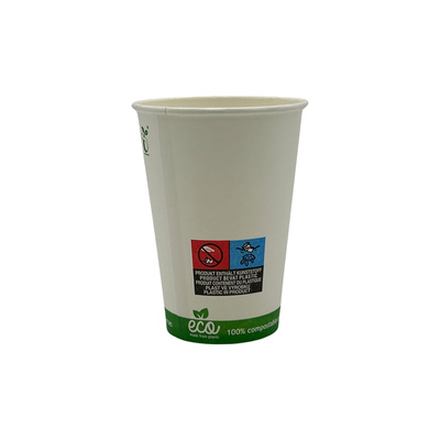Bio Kaffeebecher ECO 200ml/8oz,  80 mm Karton (1.000 Stck)