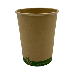 Bio Kaffeebecher ECO Kraft 300 ml/12oz, Ø 90 mm